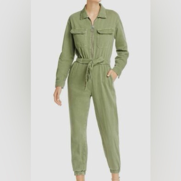 Olive Green Jumpsuit - Picture 6 of 6